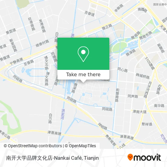 南开大学品牌文化店-Nankai Café map