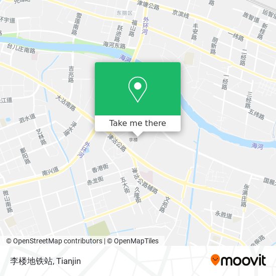 李楼地铁站 map