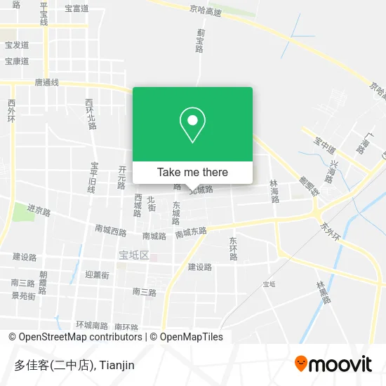 多佳客(二中店) map