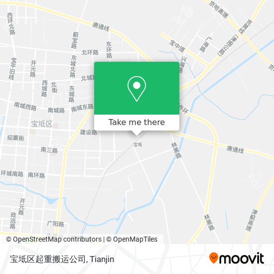 宝坻区起重搬运公司 map