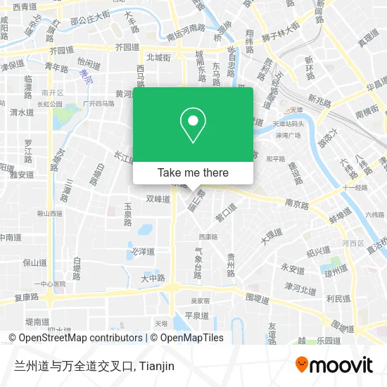 兰州道与万全道交叉口 map