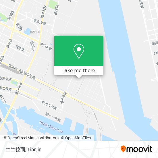 兰兰拉面 map