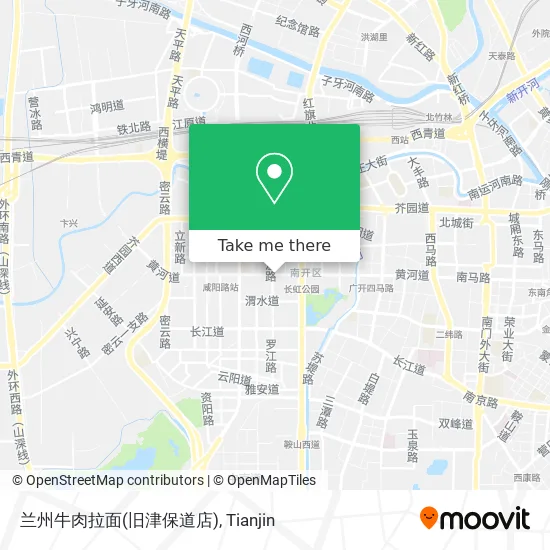 兰州牛肉拉面(旧津保道店) map