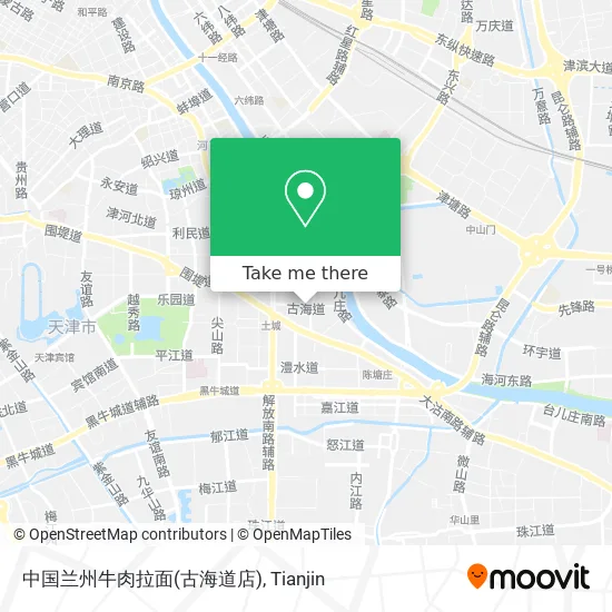 中国兰州牛肉拉面(古海道店) map