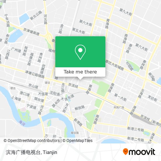 滨海广播电视台 map