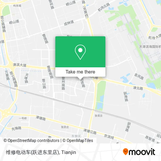 维修电动车(跃进东里店) map