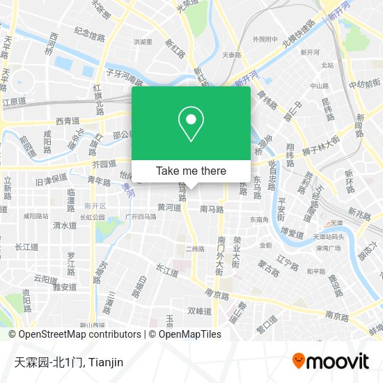 天霖园-北1门 map