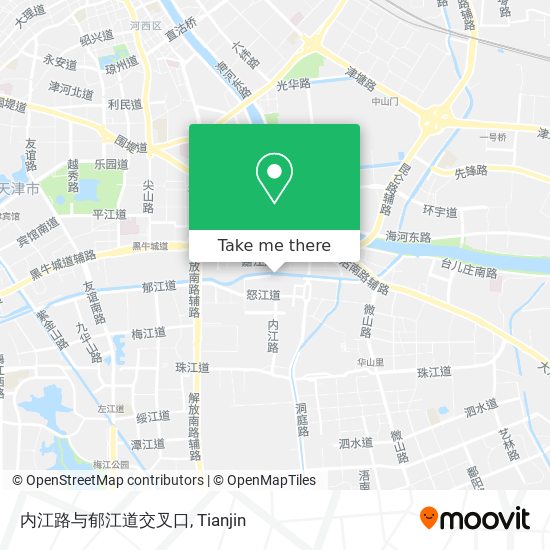 内江路与郁江道交叉口 map