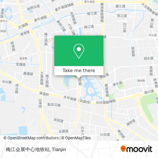 梅江会展中心地铁站 map