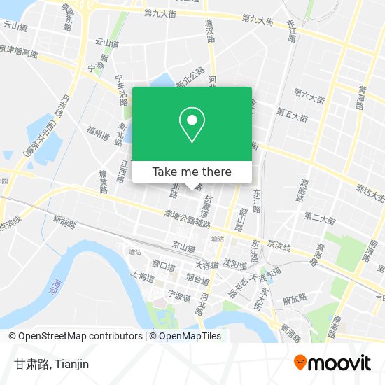 甘肃路 map