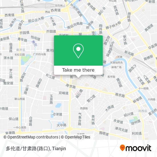 多伦道/甘肃路(路口) map
