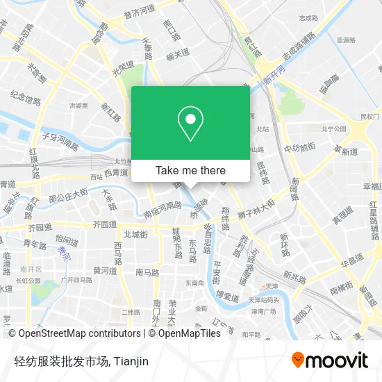 轻纺服装批发市场 map