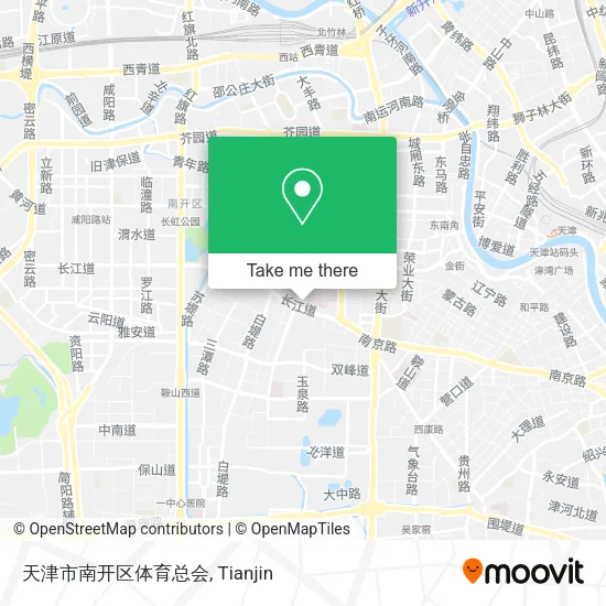 天津市南开区体育总会 map