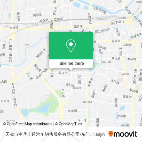 天津市中乒上通汽车销售服务有限公司-东门 map