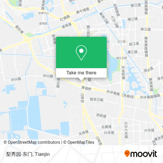 梨秀园-东门 map