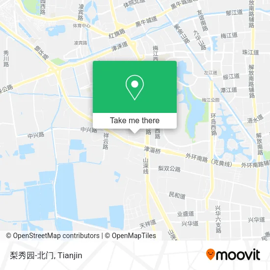 梨秀园-北门 map