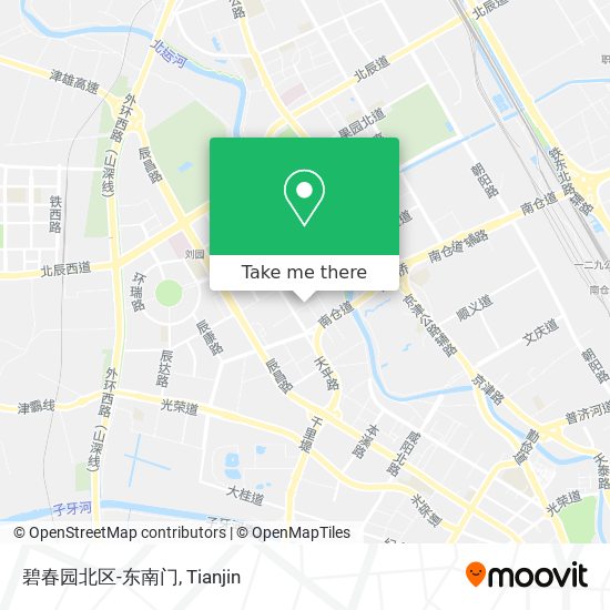碧春园北区-东南门 map