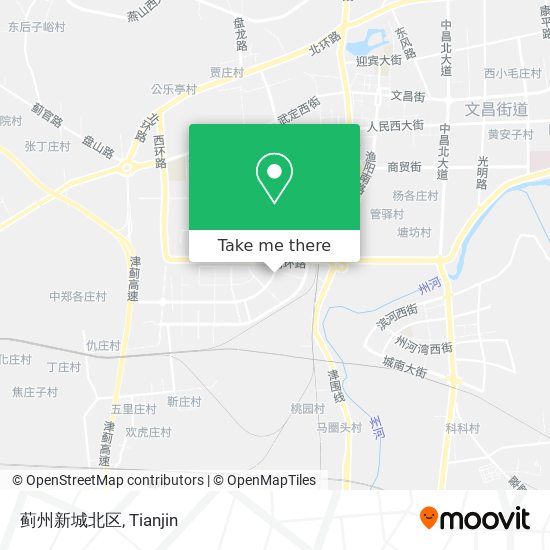 蓟州新城北区 map