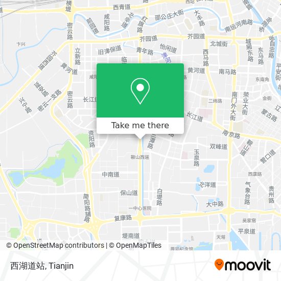 西湖道站 map