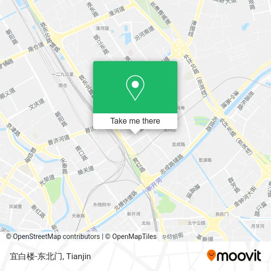 宜白楼-东北门 map