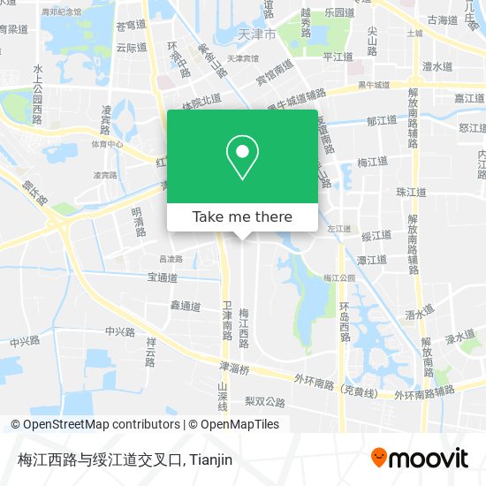 梅江西路与绥江道交叉口 map