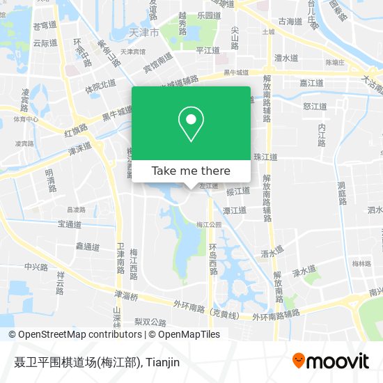 聂卫平围棋道场(梅江部) map