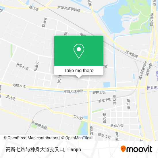 高新七路与神舟大道交叉口 map