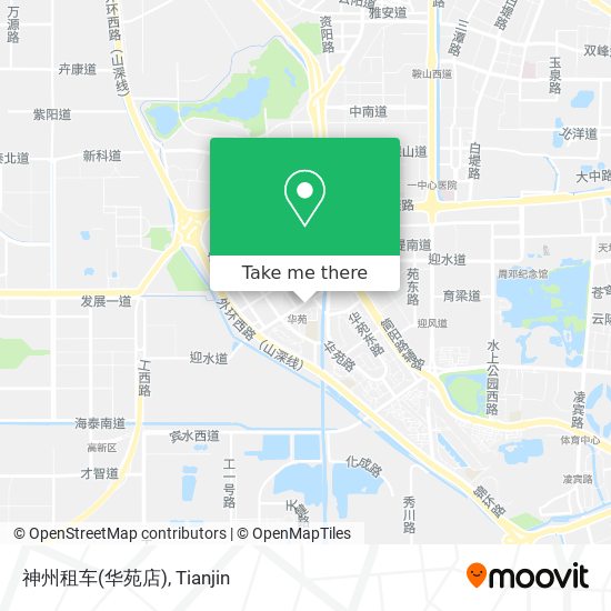 神州租车(华苑店) map