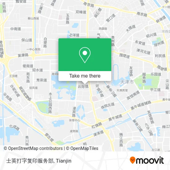 士英打字复印服务部 map