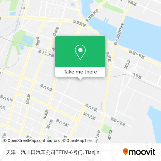 天津一汽丰田汽车公司TFTM-6号门 map