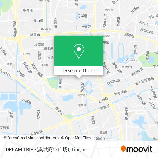 DREAM TRIPS(奥城商业广场) map