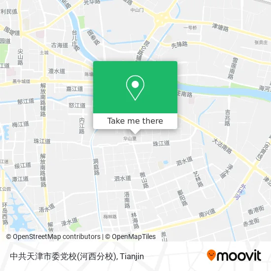中共天津市委党校(河西分校) map