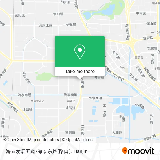 海泰发展五道/海泰东路(路口) map