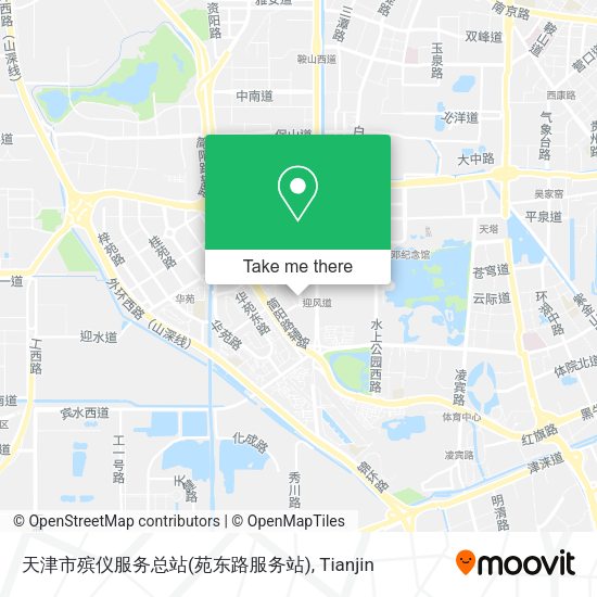 天津市殡仪服务总站(苑东路服务站) map