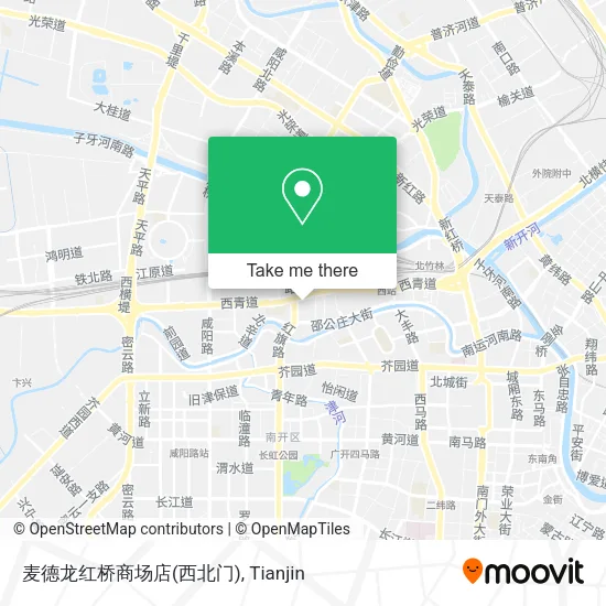 麦德龙红桥商场店(西北门) map