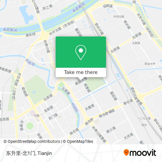 东升里-北1门 map
