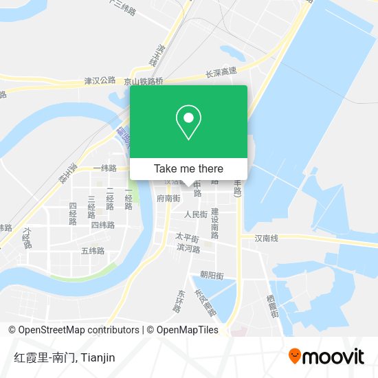 红霞里-南门 map