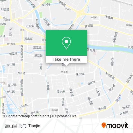 骊山里-北门 map