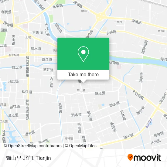 骊山里-北门 map