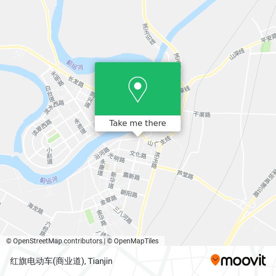 红旗电动车(商业道) map