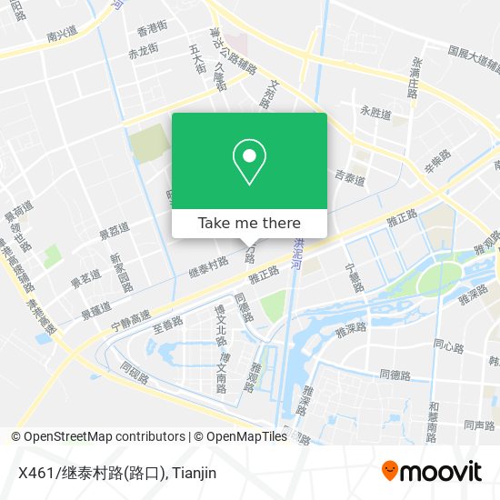 X461/继泰村路(路口) map