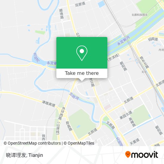晓谭理发 map