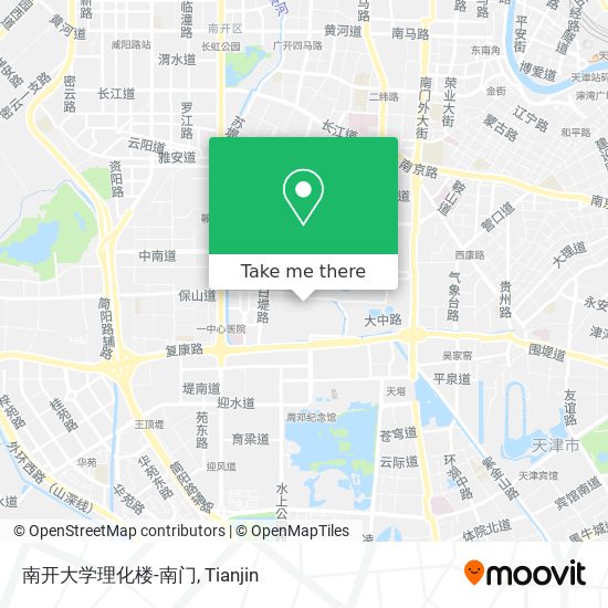 南开大学理化楼-南门 map