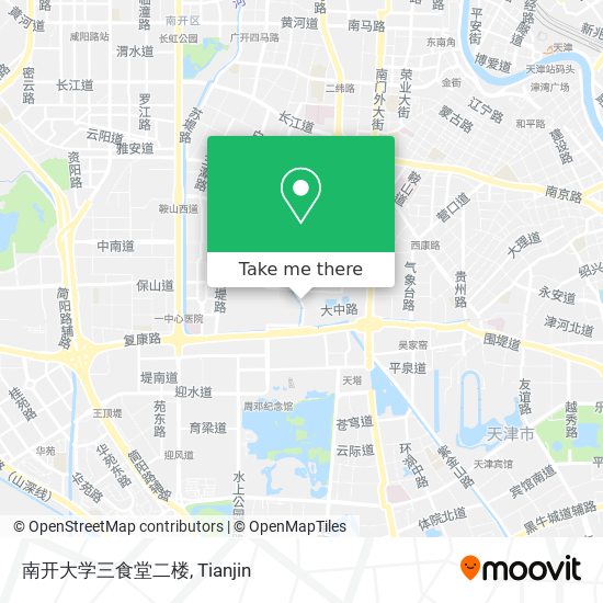 南开大学三食堂二楼 map