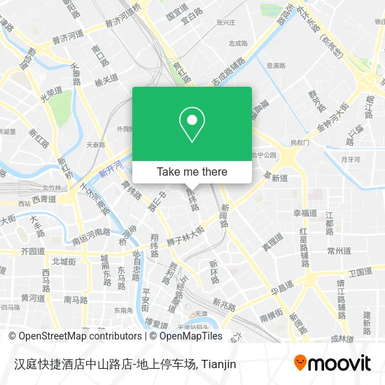 汉庭快捷酒店中山路店-地上停车场 map