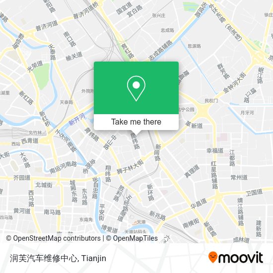 润芙汽车维修中心 map