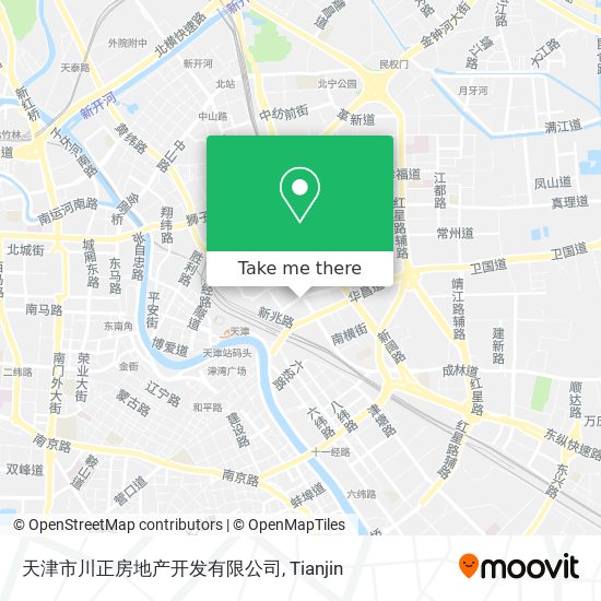 天津市川正房地产开发有限公司 map