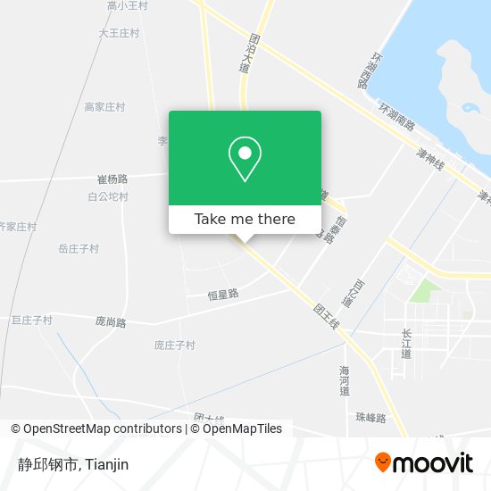 静邱钢市 map