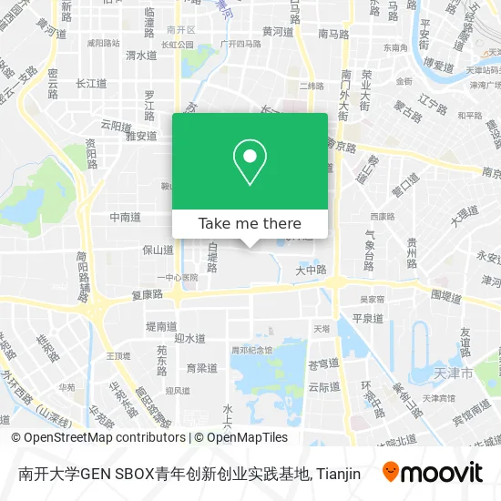 南开大学GEN SBOX青年创新创业实践基地 map