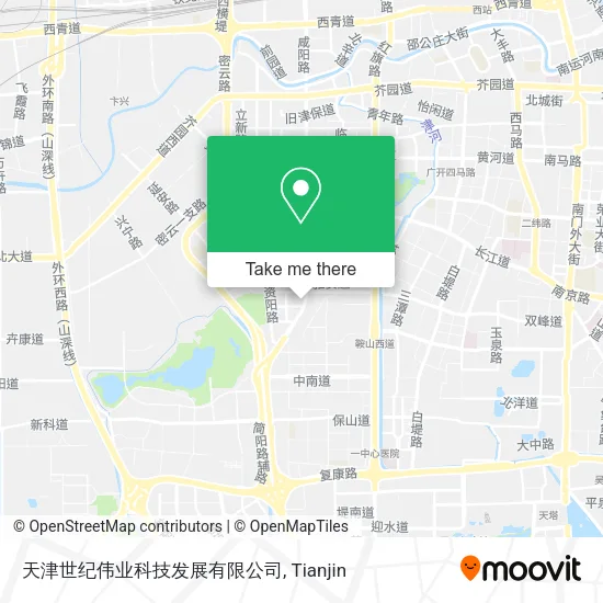 天津世纪伟业科技发展有限公司 map